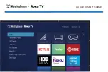 Westinghouse Roku TV Quick Start Manual preview