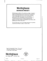 Предварительный просмотр 8 страницы Westinghouse SC400L Instructions For Operating Manual