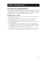 Preview for 3 page of Westinghouse Select Series WJC1BGA User Manual