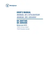 Westinghouse SK-26H540S - 26" LCD TV User Manual preview