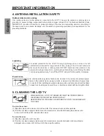 Preview for 8 page of Westinghouse SK-26H570D - 26" LCD TV User Manual