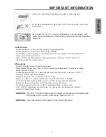 Предварительный просмотр 6 страницы Westinghouse SK26H590D - 26" LCD TV User Manual