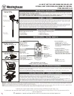 Westinghouse SR29ST01C-99 User Manual предпросмотр