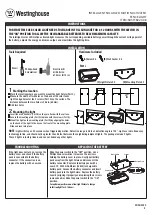 Предварительный просмотр 1 страницы Westinghouse SR51FB22C-08 Manual