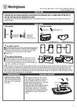 Westinghouse SR74FA02C-08 Quick Start Manual preview