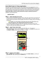 Предварительный просмотр 2 страницы Westinghouse TECO PA7300 Series Quick Start Manual