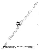 Предварительный просмотр 80 страницы Westinghouse Type KR Installation & Operating Instructions Manual