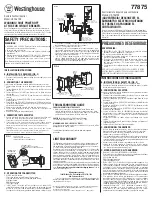 Westinghouse UC-7067RC Installation Instructions preview