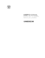 Westinghouse UW32SC1W User Manual предпросмотр