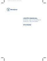 Предварительный просмотр 1 страницы Westinghouse VR-5525Z User Manual