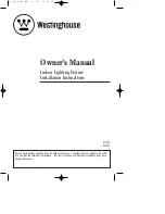 Предварительный просмотр 1 страницы Westinghouse W-050 Owner'S Manual