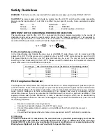 Предварительный просмотр 6 страницы Westinghouse W2602 User Manual