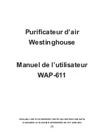 Предварительный просмотр 25 страницы Westinghouse WAP-611 Owner'S Manual