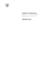 Westinghouse WB84U1D1 User Manual preview