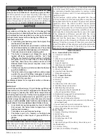 Preview for 4 page of Westinghouse WBC 399 Manual