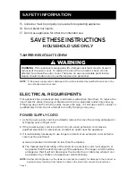 Preview for 4 page of Westinghouse WBL201 Series User Manual