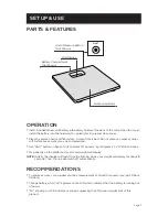 Предварительный просмотр 3 страницы Westinghouse WBS43 User Manual