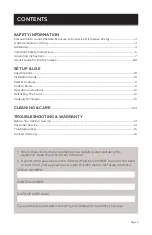 Preview for 3 page of Westinghouse WCM660B6C User Manual