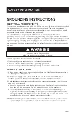 Preview for 7 page of Westinghouse WCM660B6C User Manual