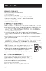 Preview for 10 page of Westinghouse WCM660B6C User Manual