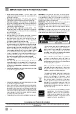 Предварительный просмотр 4 страницы Westinghouse WD48FW2490 User Manual