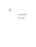 Westinghouse WE43UJ4118 User Manual preview