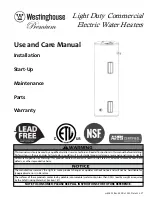 Westinghouse WEC080C2X030 Use And Care Manual preview