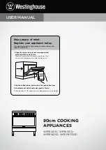 Preview for 1 page of Westinghouse WFE904SD User Manual