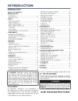 Preview for 2 page of Westinghouse WGen12000DFc User Manual