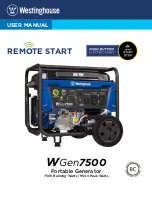 Preview for 1 page of Westinghouse WGen7500 User Manual