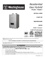 Westinghouse WGRGH**199 Series Installation, Start-Up, Maintenance, Parts, Warranty preview