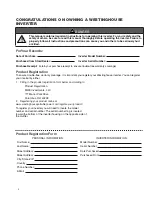 Preview for 3 page of Westinghouse WH2200iXLT User Manual