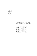 Preview for 1 page of Westinghouse WH22FX9019 User Manual