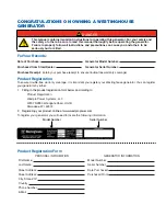 Preview for 3 page of Westinghouse WH3250 Owner'S Manual