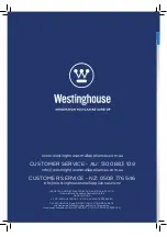 Preview for 15 page of Westinghouse WHBL03K Instruction Manual