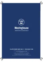 Preview for 14 page of Westinghouse WHKTPK07 Instruction Manual