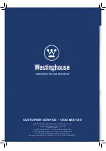 Preview for 14 page of Westinghouse WHSC03SS Instruction Manual