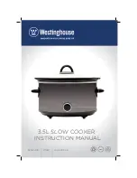 Westinghouse WHSC09KS Instruction Manual предпросмотр