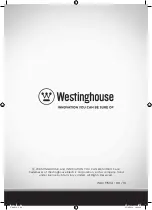 Предварительный просмотр 44 страницы Westinghouse WKCM504 Instructions Manual