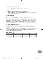 Preview for 43 page of Westinghouse WKCM621BK Instructions Manual