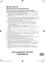 Preview for 27 page of Westinghouse WKHM250BK Instructions Manual