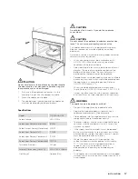 Preview for 17 page of Westinghouse WMB4425SA User Manual