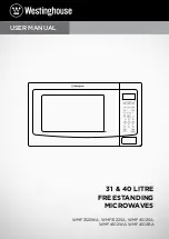 Westinghouse WMF3122SA User Manual preview