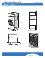 Preview for 3 page of Westinghouse WMG281SB Dimension And Installation Manual