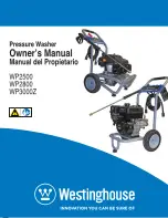 Westinghouse WP2500 Owner'S Manual preview