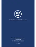 Предварительный просмотр 60 страницы Westinghouse WPro12000 User Manual