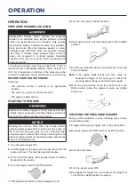 Предварительный просмотр 12 страницы Westinghouse WPX3400 User Manual