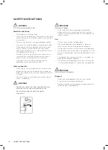 Предварительный просмотр 4 страницы Westinghouse WSF6602WA User Manual