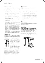 Предварительный просмотр 10 страницы Westinghouse WSF6602WA User Manual