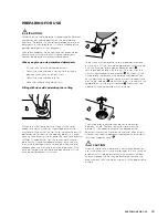 Предварительный просмотр 19 страницы Westinghouse WSF67251 User Manual